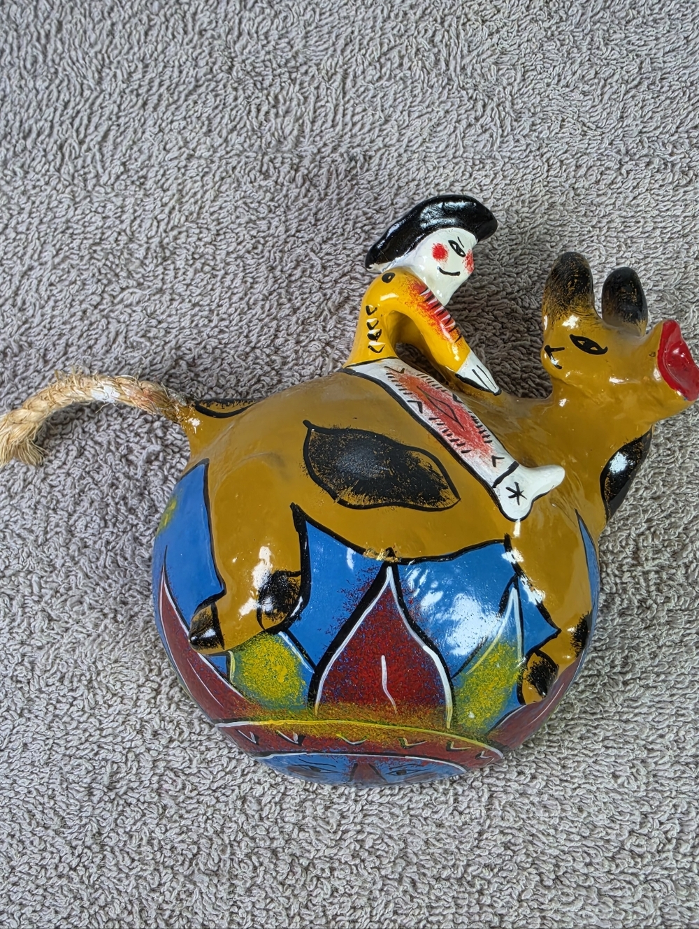 Mexicsn Folk Art Coconut Mask